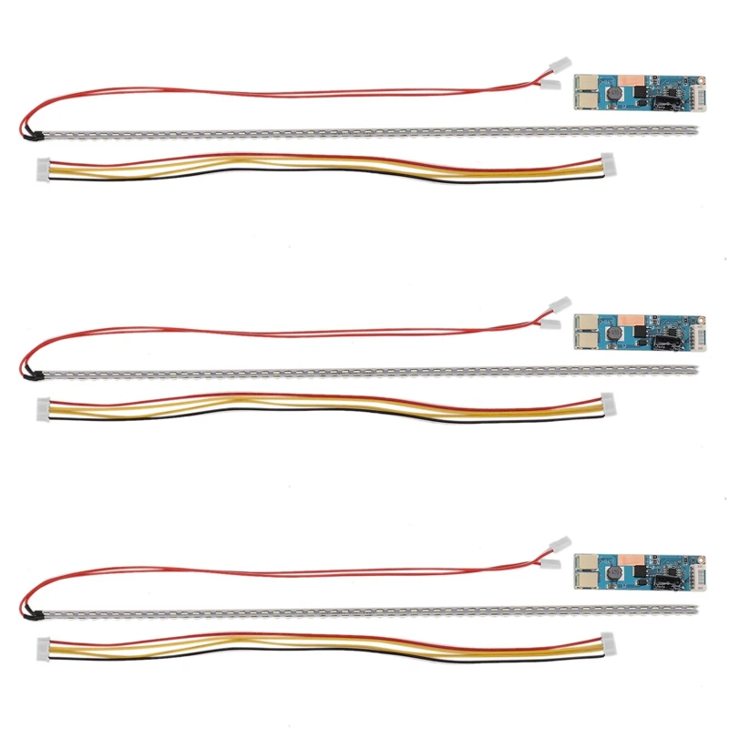 

6Pcs 355Mm LED Backlight Strip Kit For Update CCFL LCD Screen To Monitor