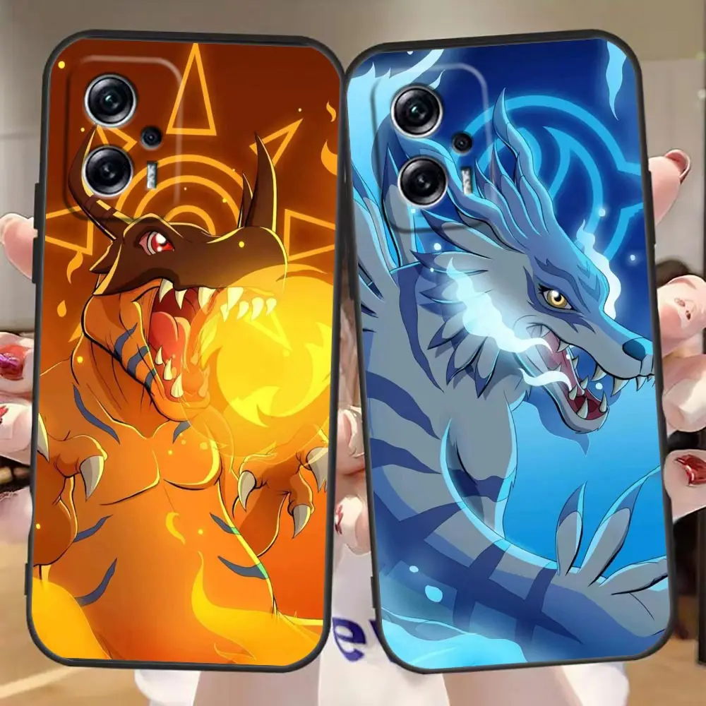 

Phone Case For Redmi Note 11 10 9T 9S 9 8T 8 7 6 5 5A 4 3 A1 GO Pro Aprime 5G 4G Soft Fundas Shell Capa Anime Digimon Adventure