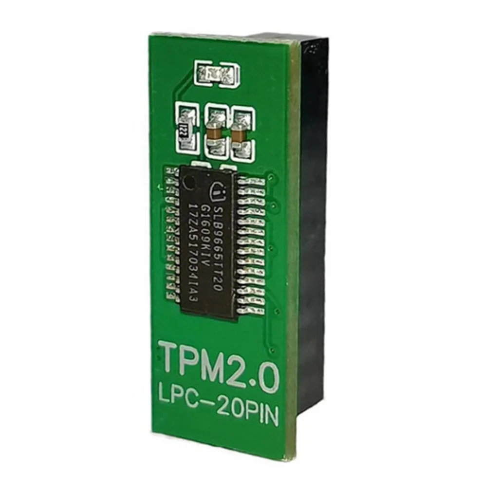 

Плата модуля безопасности шифрования TPM2.0, удаленная плата для ASUS, для модуля MSI TPM2.0, 20-контактный модуль, поддержка материнской платы нескол...