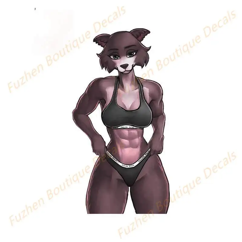 

Fuzhen Boutique Decals Exterior Accessories for Juno Wolf Strong Cartoon Car Stickers Windows Occlusion Scratch Decal Decoration