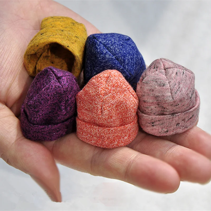 

1/6 Scale casual Male Outdoor orange Hat Female doll Knitted Hat for 12 Inch Action Figures Body clothes Accessories