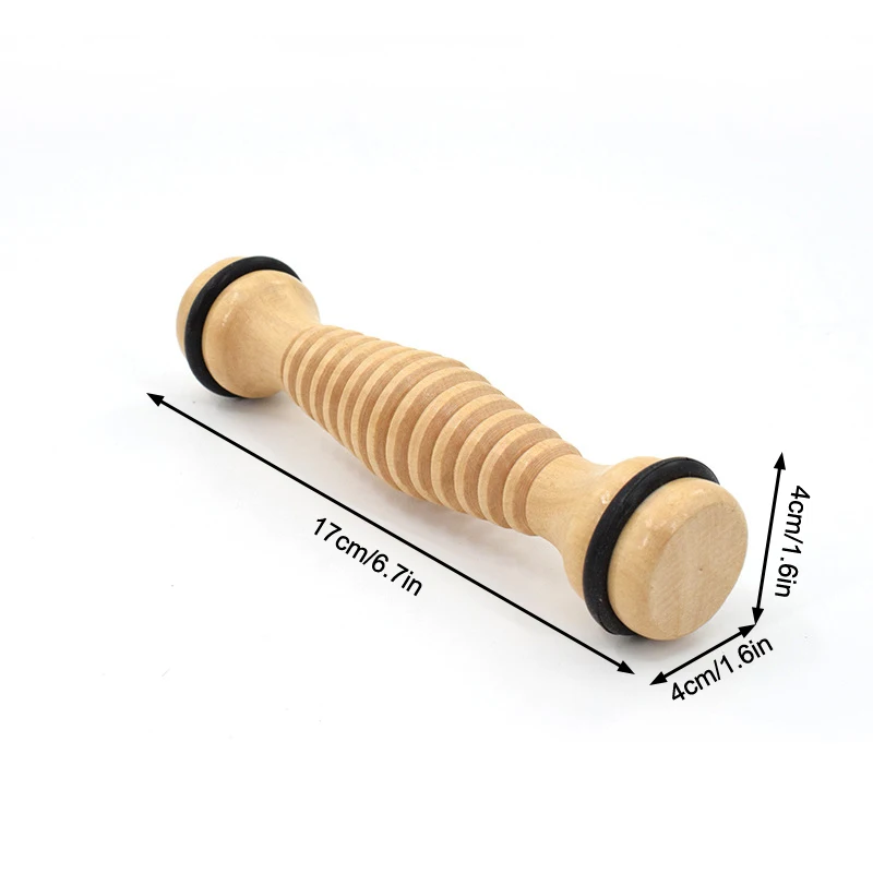 Деревянный ролик для ног деревянный массажный рефлексотерапия расслабление