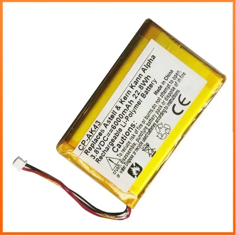 Фото Аккумулятор Li-Ion 3.8V 5600mAh CP-AK43 для плеера Astell & Kern KANN ALPHA PPM43, аксессуары BZ124678 №2