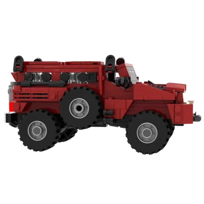 Модель городского автомобиля Moc строительные кирпичи южноафриканский хищник
