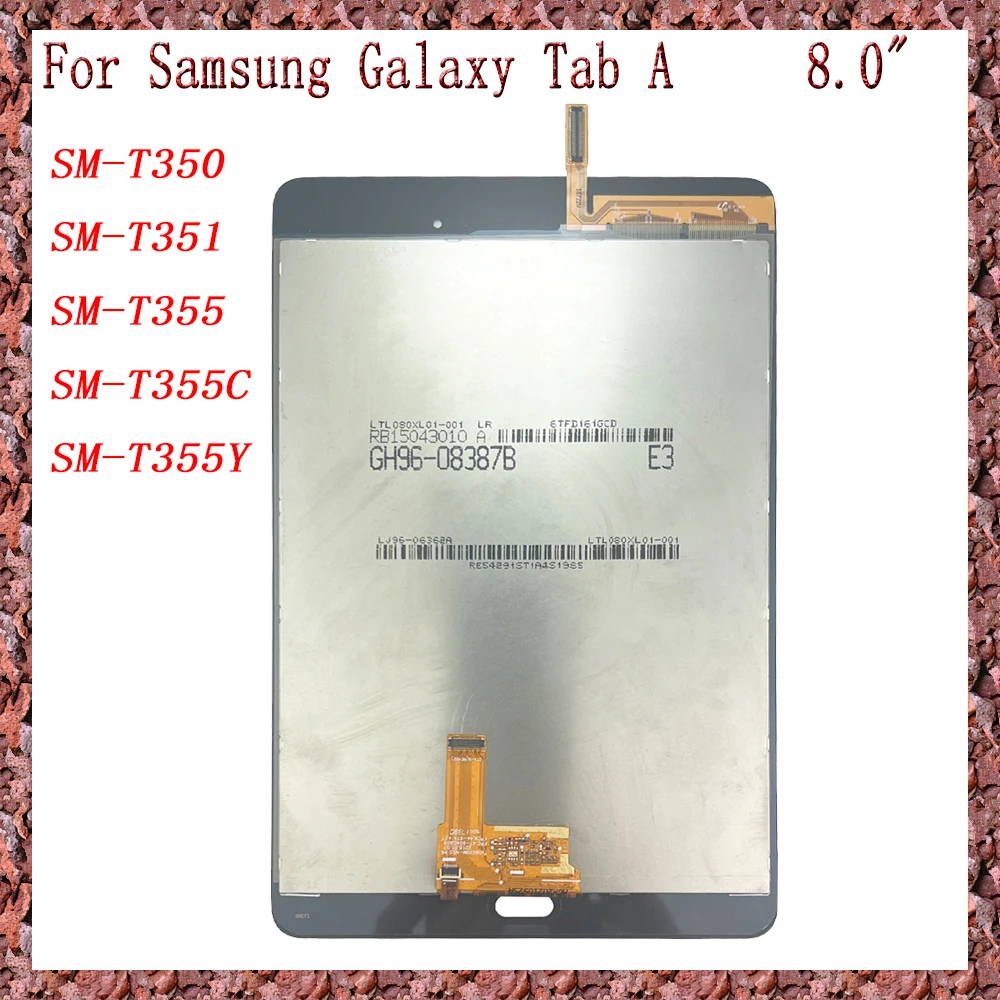 AAA для Samsung Galaxy Tab A 8 0 T350 T355Y SM-T350 SM-T351 SM-T355 ЖК-дисплей сенсорный экран дигитайзер