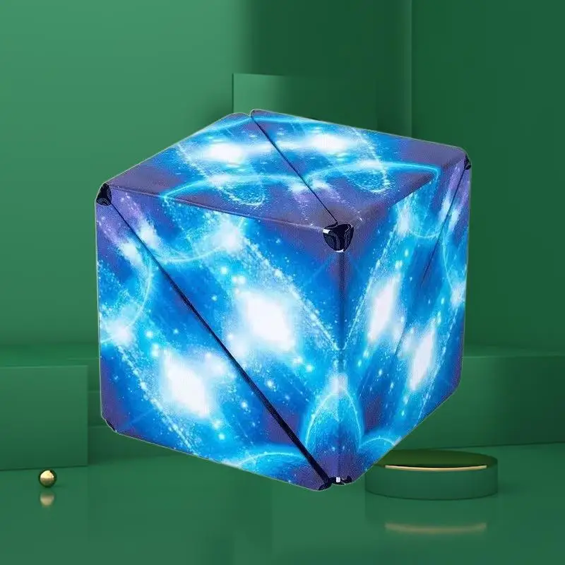 

Transformable Infinite Magnetic Cube 3d Geometric Puzzle Toy For Children'S Mental Exercise And Intelligence Development 3x3 Rub