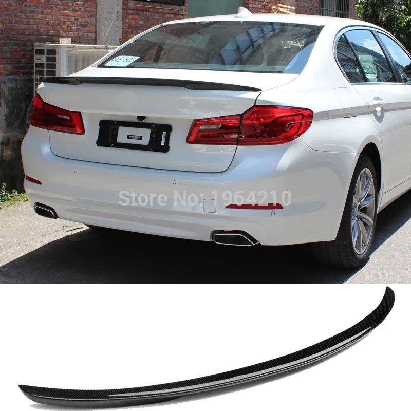 

Car Styling ABS Plastic Unpainted Color Rear Spoiler Trunk Wing For BMW G30 G38 M5 520i 528i 535i 530i 525i 2017 2018