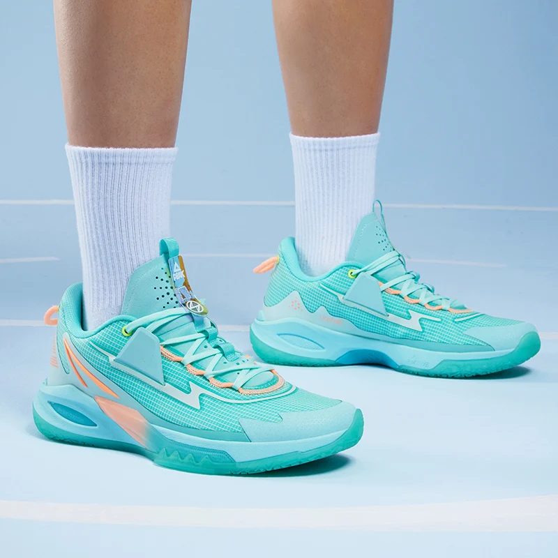 PEAK Basketball Shoes Men TAICHI LIGHTNING 9 Breathable Comfortable Sneakers Street Training Sports Shoes Fashion ET23153A