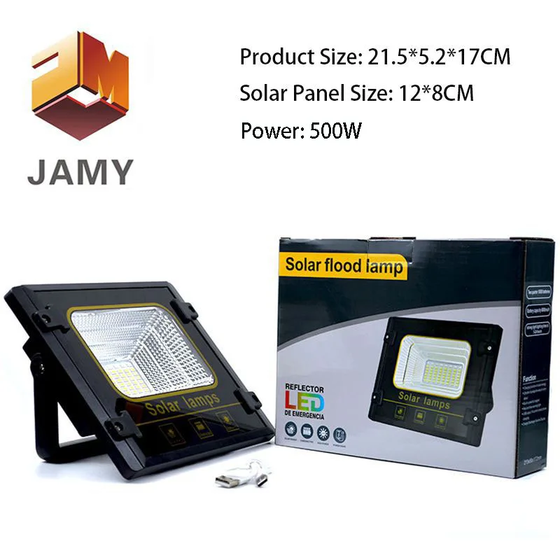 Портативная солнечная панель 500 Вт светильник супер яркий 56 светодиодов
