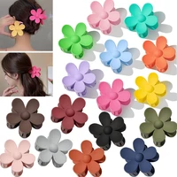 8pcs big flower hair clips cute candy colors headband nonslip claw clips hairpins fashion hair accessories for women girls gifts