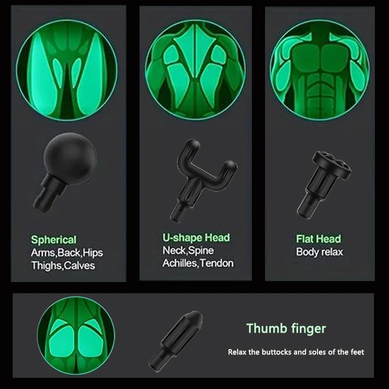 Профессиональный Электрический Пистолет Для Расслабления Мышц Мини-бесшумный