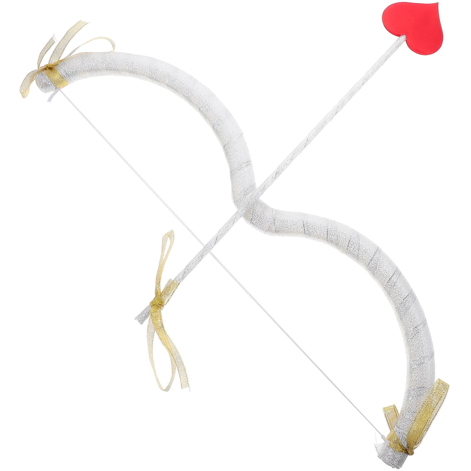 Стрела Купидона костюм на День Святого Валентина серебристо-розовые аксессуары