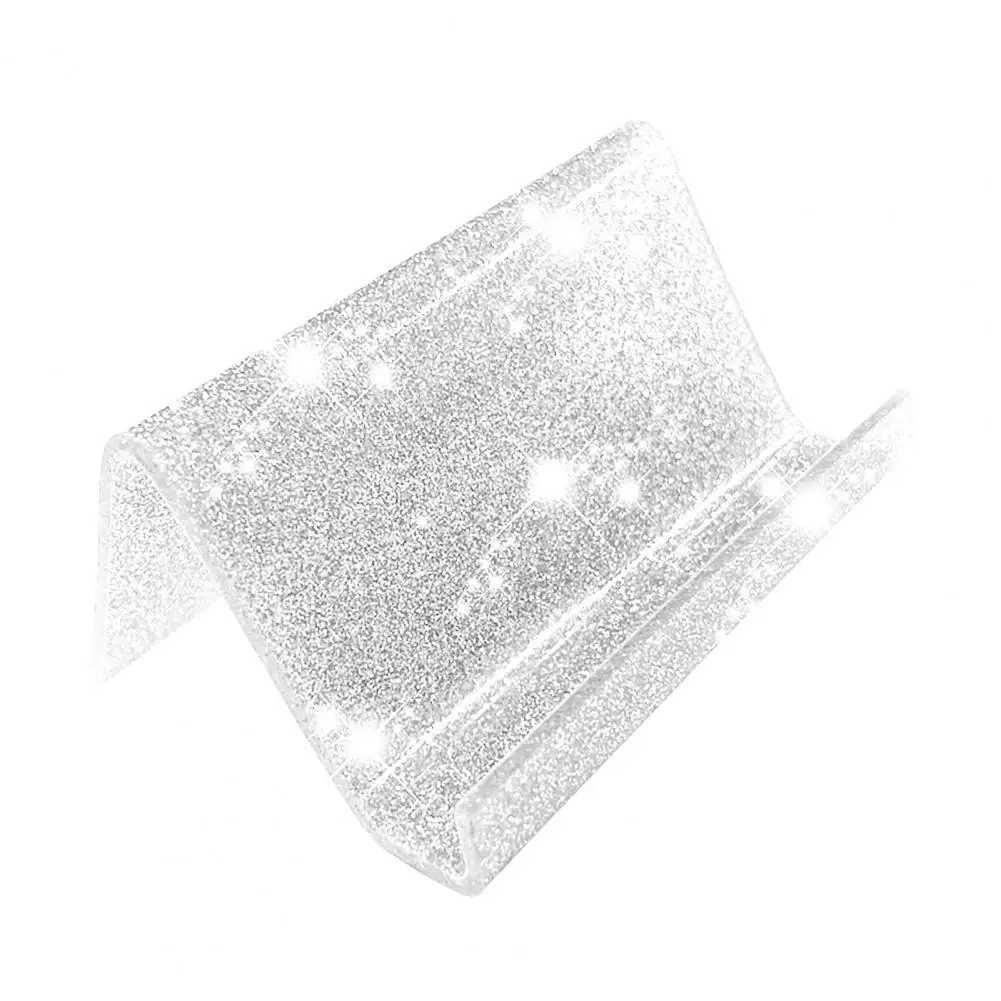 

Блестящий пластиковый держатель для визиток