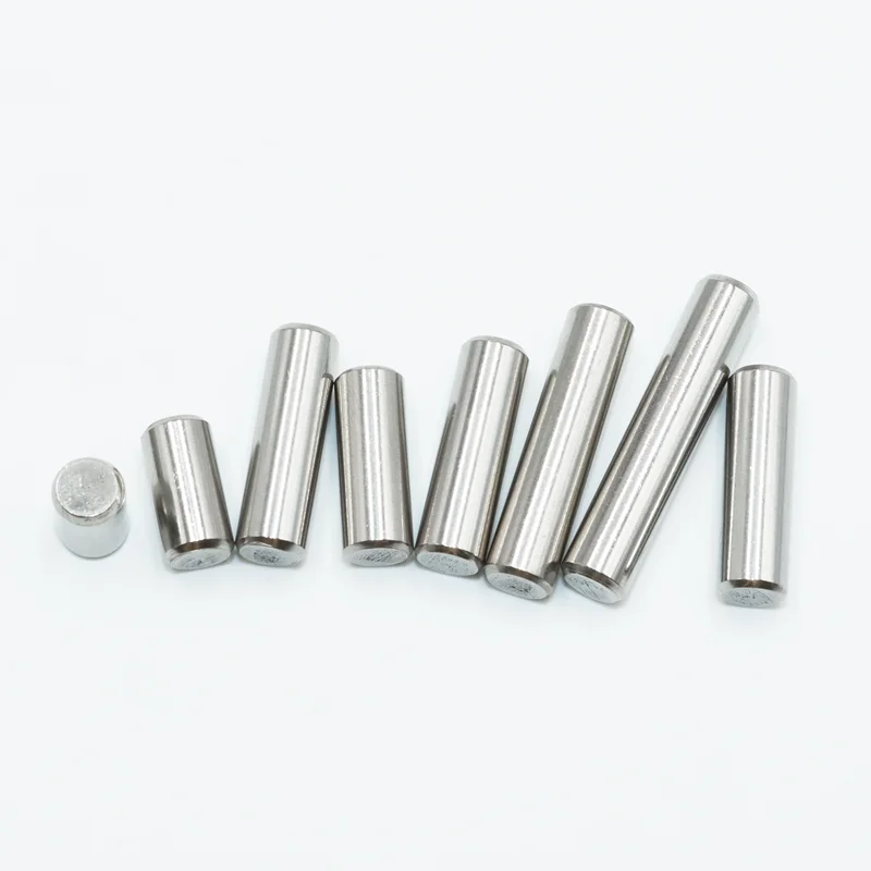 Stainles Steel Cylindrical Solid Pin dowel Locating Dowel M1 M1.5 M2 M2.5 M3 M4 M5 M6 M8 M10 Fixing Shaft Pins Round Rod