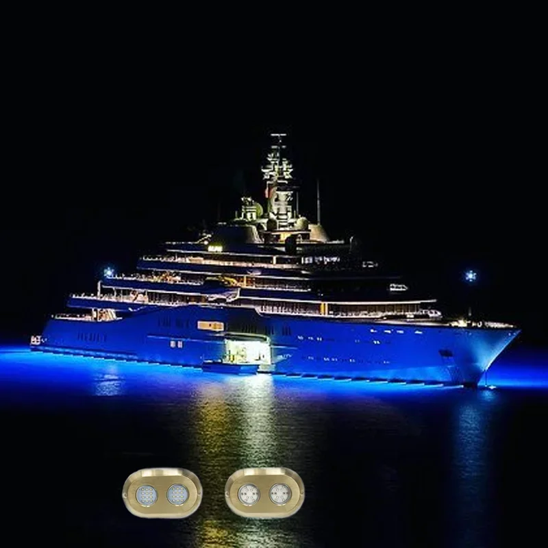 Оптовая продажа с фабрики бронзовый 120 Вт 12 В 24 подводный фонарь морской