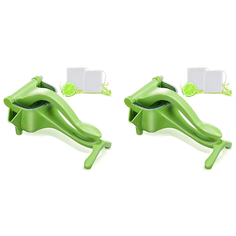 

2X Manual Fruit Juicer, Hand Press Lemon Squeezer Juicer Squeezer Manual Citrus Press Juicer Fruit Citrus Extractor Tool