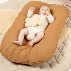 Портативный детский шезлонг, дорожная кровать для новорожденных девочек и мальчиков, хлопковая кроватка для малышей, детская кроватка, детское гнездо