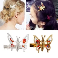 1pcs girls lovely hollow out bow butterfly hairpins headpiece barrettes hair accessories hair clip for children drop shipping