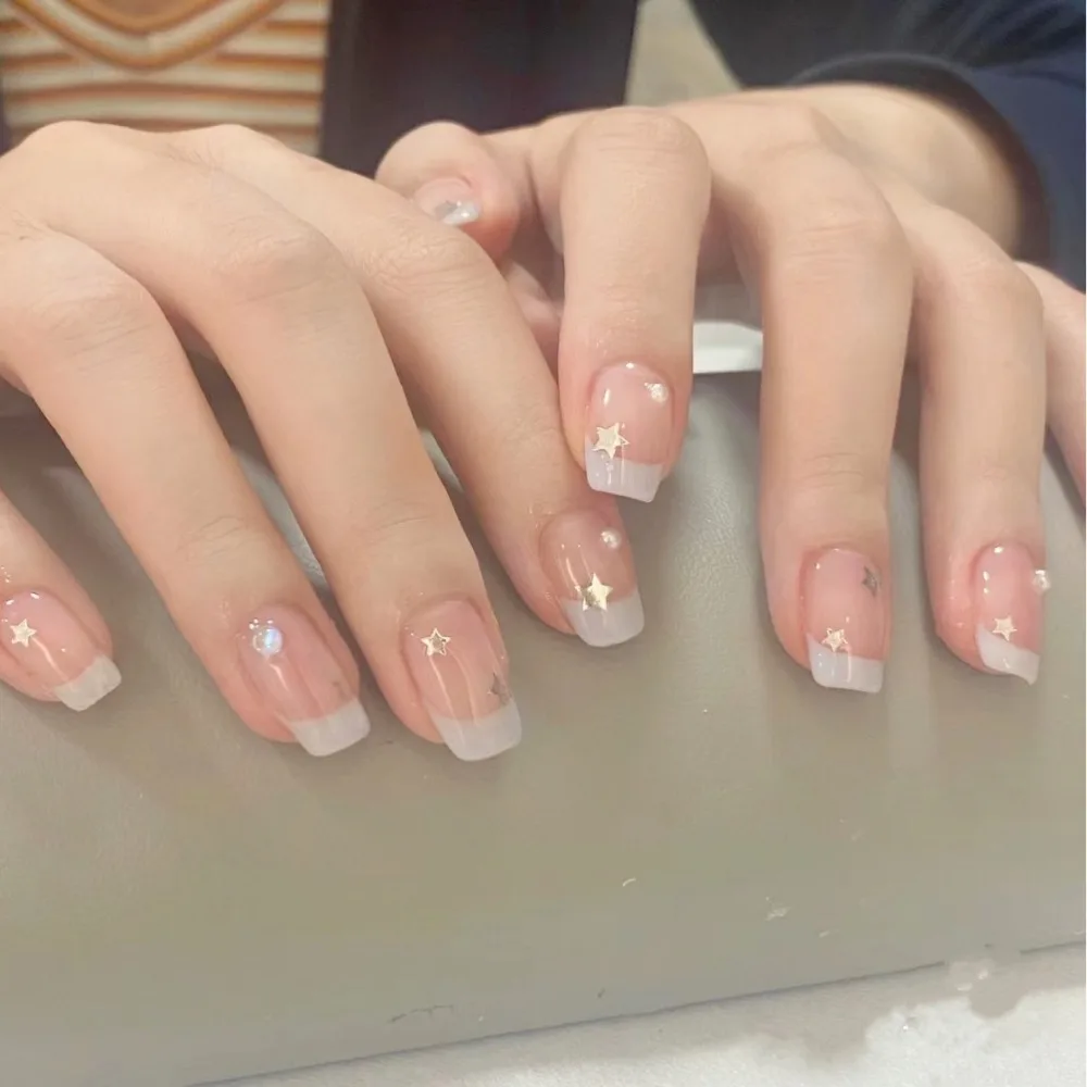 24 шт. красные накладные ногти кошачий глаз