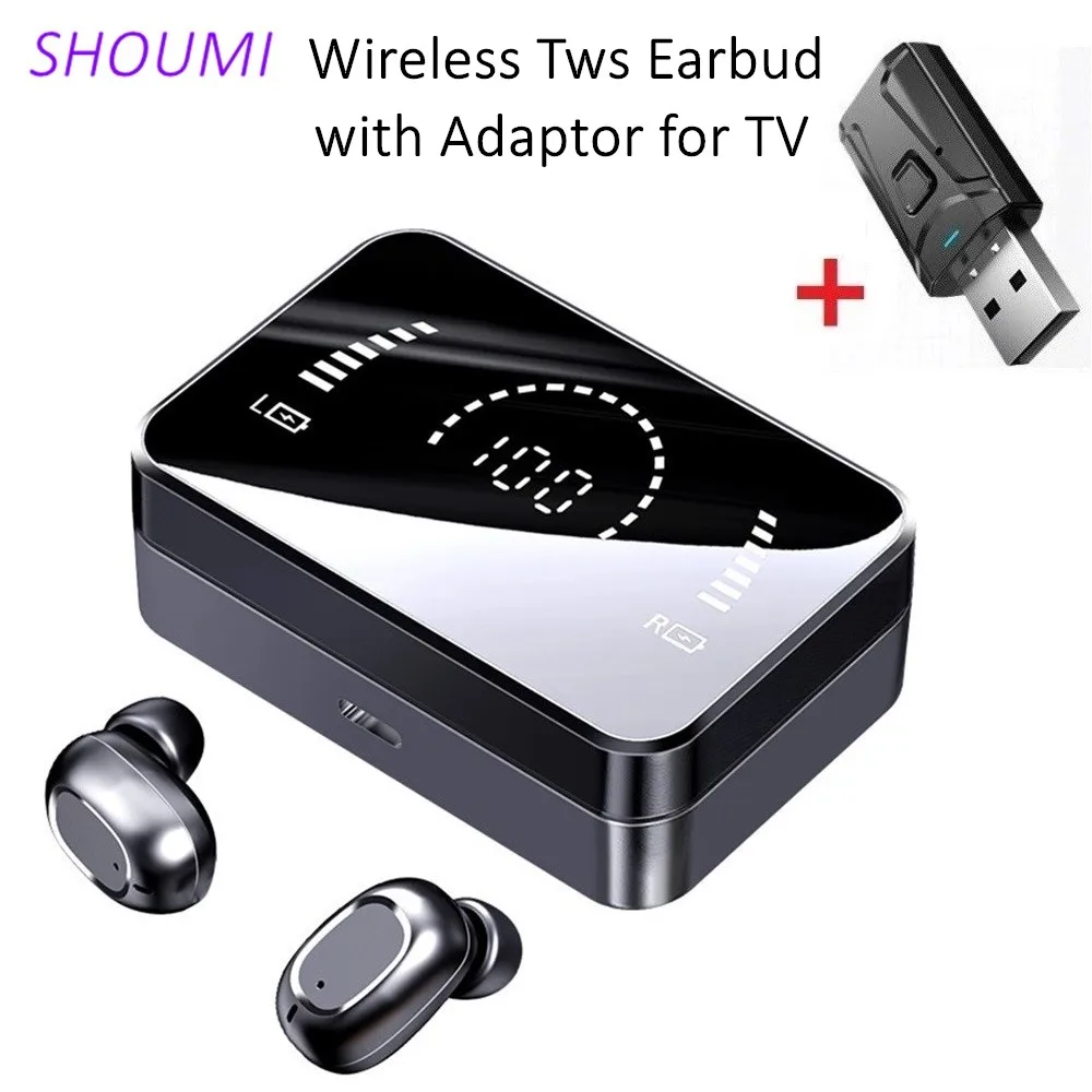 

Беспроводные Bluetooth-наушники с ЖК-дисплеем и USB-адаптером