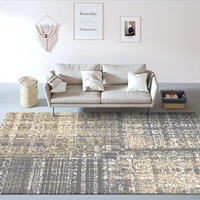 nordic modern area rug carpet living room bathroom mat floor golden leaf beach scenery anti slip bedroom home decoration rugs