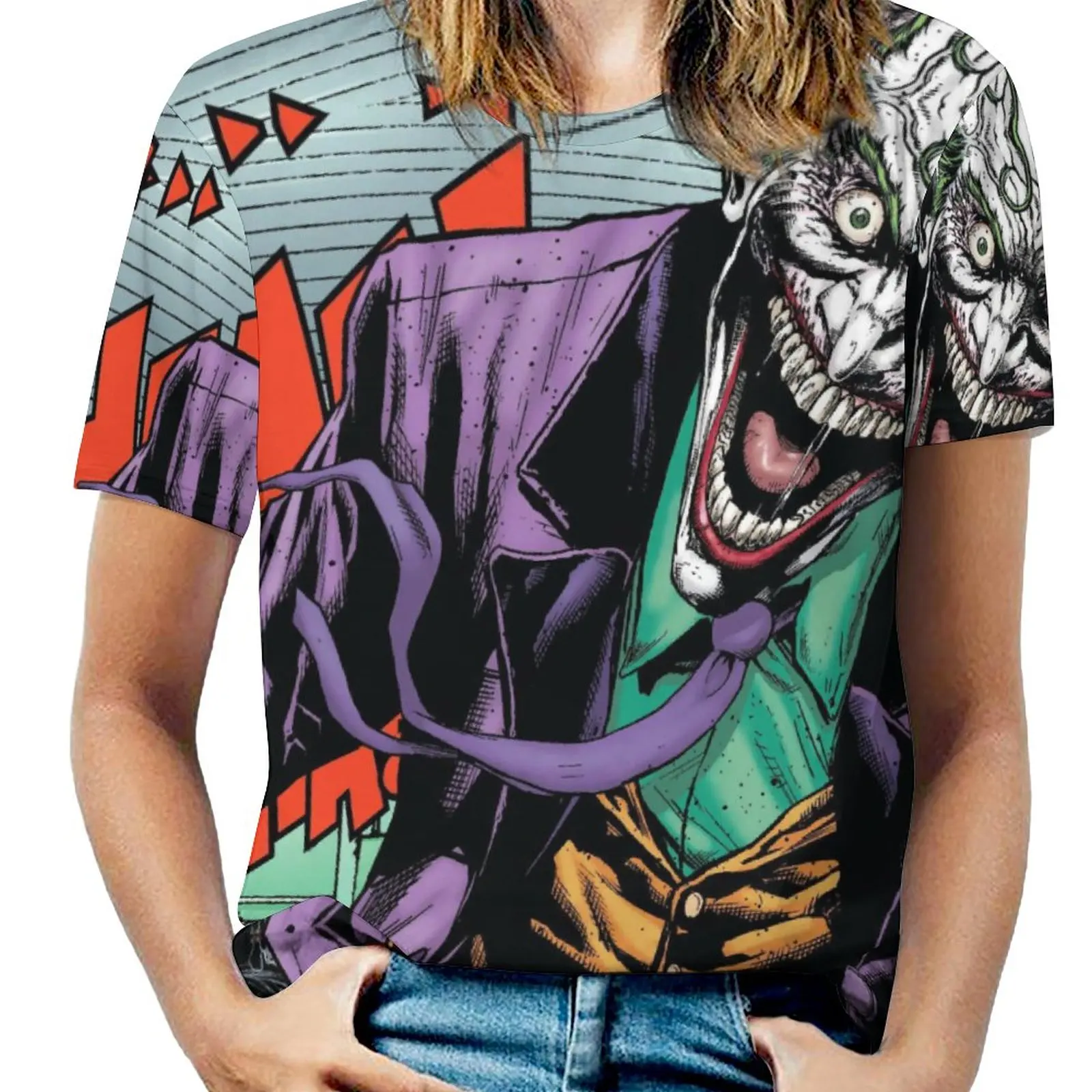 

The Joker Origins Hero Campaign T-shirt Crewneck Funny Novelty Hot Sale Travel Top Tee USA Size
