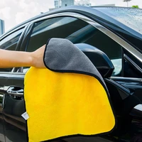 car wash microfiber towel auto body window glass cleaning drying cloth hemming auto care detailing cloth supplies 304060cm