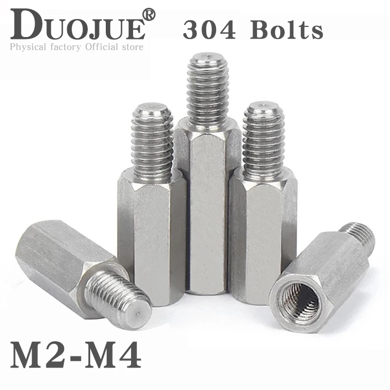 

M2M2.5 M3 M4 Hex Metric Male Female Hexagon Spacers PCB Motherboard Stud Spacer Pillars Deadlock Line Nickel-plated Carbon Steel