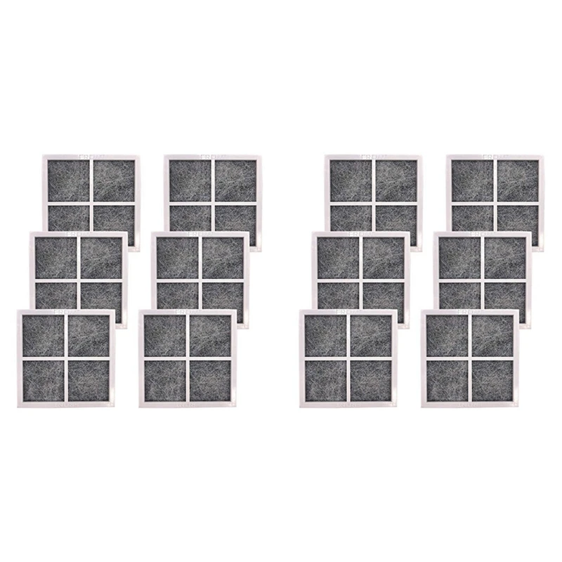 

12 Pcs Replacement Air Filter For LG LT120F Kenmore Elite 469918 Refrigerator Adq73214402, Adq73214404
