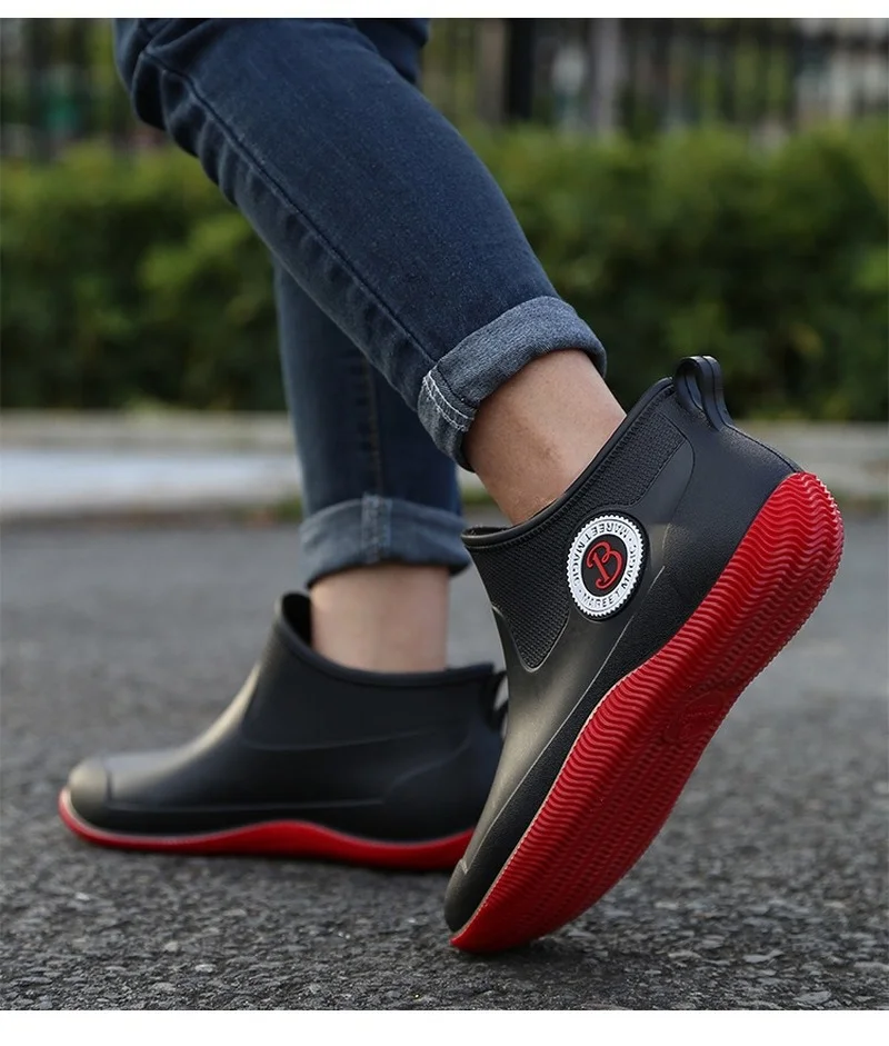 

Женские резиновые сапоги, водонепроницаемые ботинки до щиколотки