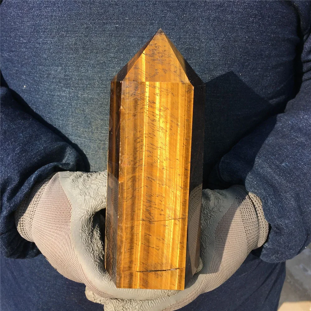 800-900 г тигровый глаз яшма кварц обелиск кристаллическая палочка точечное