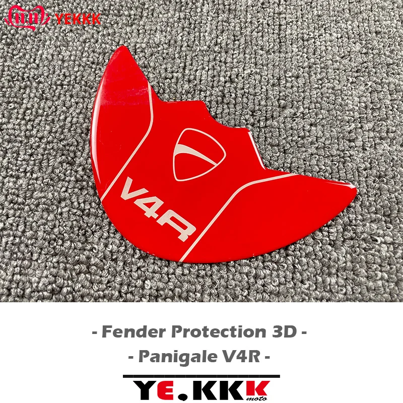 

For Ducati Panigale V4 V4R Italian Fender Protection 3D Stereo Italy Sticker Decal DUCATI Logo