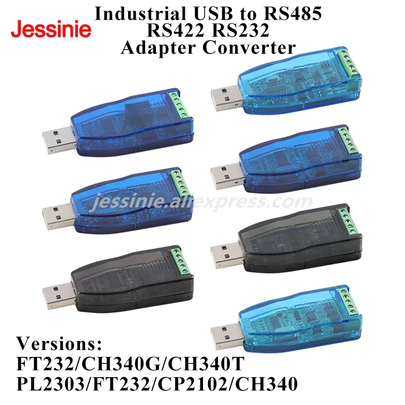 Фото Промышленный USB-RS485 RS422 RS232 двунаправленный полудуплексный преобразователь CH340 FT232 PL2303 Модуль связи Защита телевизора №2