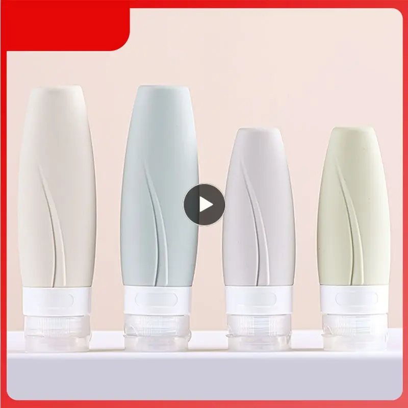 

3/Travel Cosmetics Bottles Silica Gel Mini Empty Container Skincare Shower Gel Shampoo Jars Tools Portable Extrusion Bottle