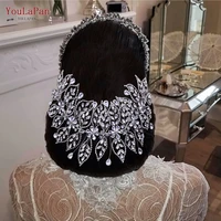 youlapan hp426 crystal bridal headbands shiny headdress for women bride headpiece wedding hair accessoeries princess crown