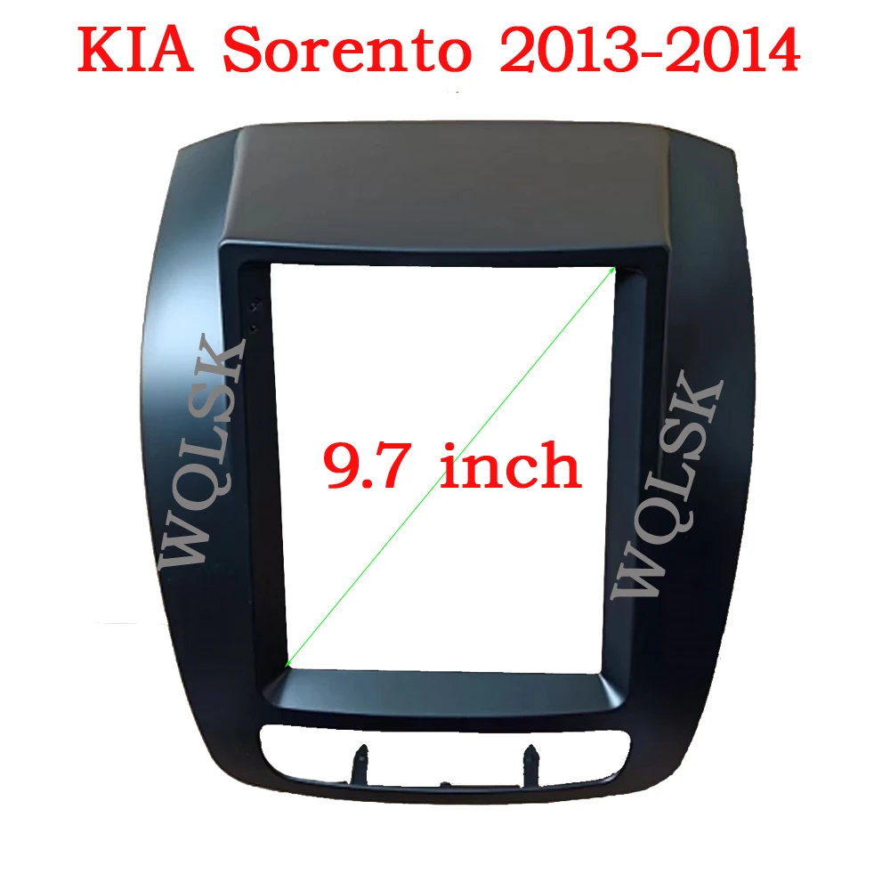 

Автомобильная аудиорамка WQLSK Fasxia 9,7 дюйма, автомобильная радиоустановка, панель gps-навигации подходит для KIA Sorento 2013-2014