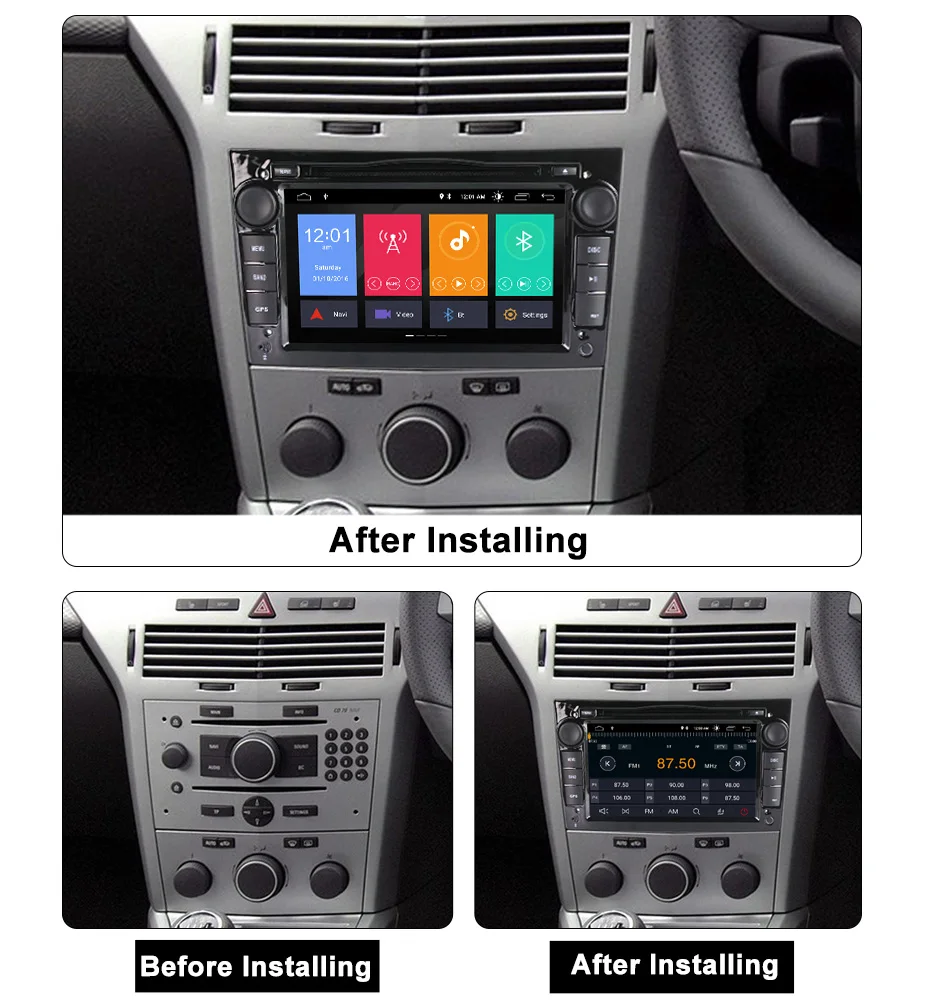 Автомобильное радио DSP Android для Opel para Astra Meriva Vectra Antara Zafira Corsa GPS навигация Аудио 1 din DVD плеер 188L Головное устройство on.