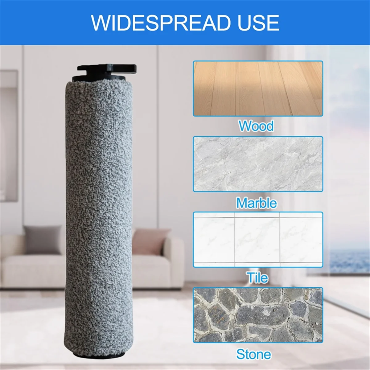 1 комплект сменных щеток-роликов запасные части для пылесоса Bissell CrossWave HF3 3649A