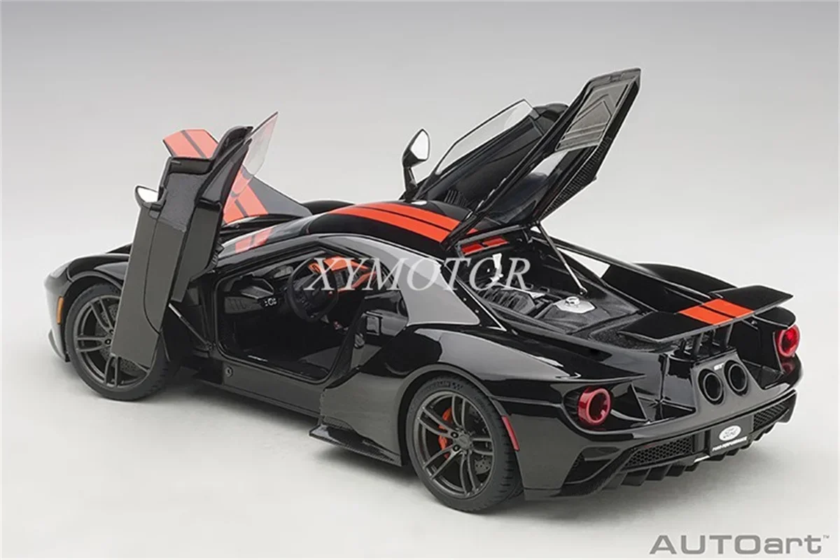 AUTOart 1:18 для FORD GT 2017 литые модели автомобилей детские игрушки подарки черные ХОББИ