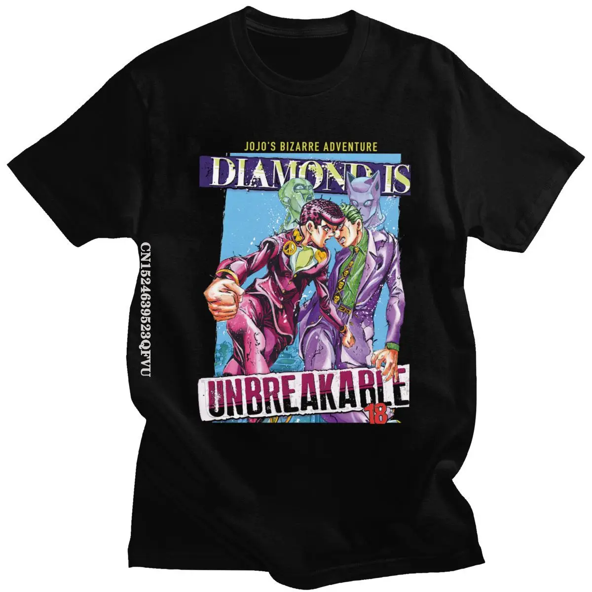 

Jojo Bizarre Adventure T Shirt For Men Cotton Shirt Joseph Joestar Tees Streetwear Mend Casual Manga Tshirt Anime Fans Harajuku