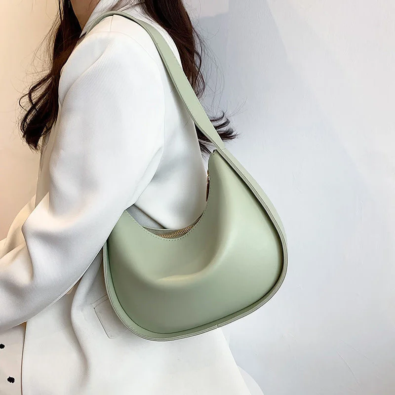 

French Retro Bag Simple Niche Bag All-match Women's Bag 2022 Handbag Fashion High-end Messenger Shoulder Bag Underarm Saddle Bag