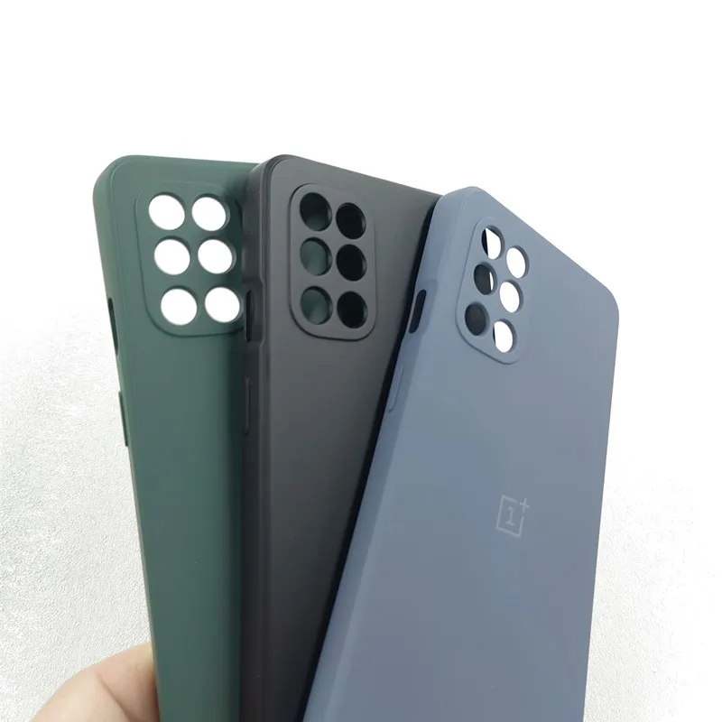 Оригинальный чехол Oneplus 8T роскошный шелковистый мягкий на ощупь жидкий