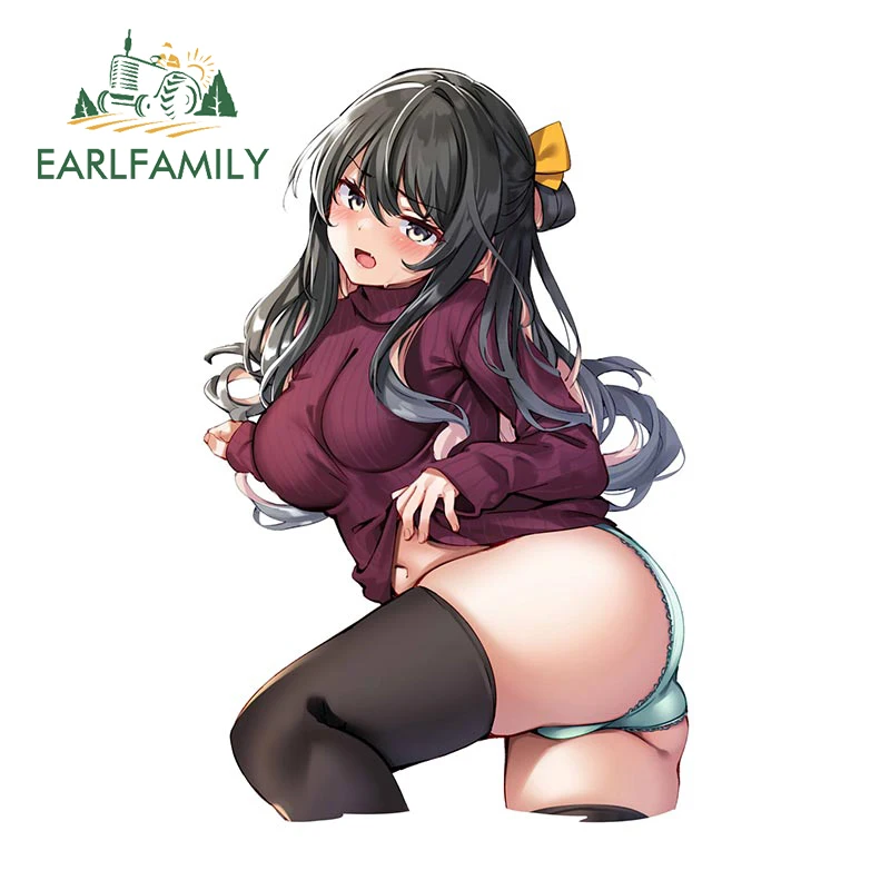 

EARLFAMILY 13cm x 8.4cm for Kantai Collection Naganami Car Sticker Sunscreen Scratch-proof Decal Original Original Car Styling