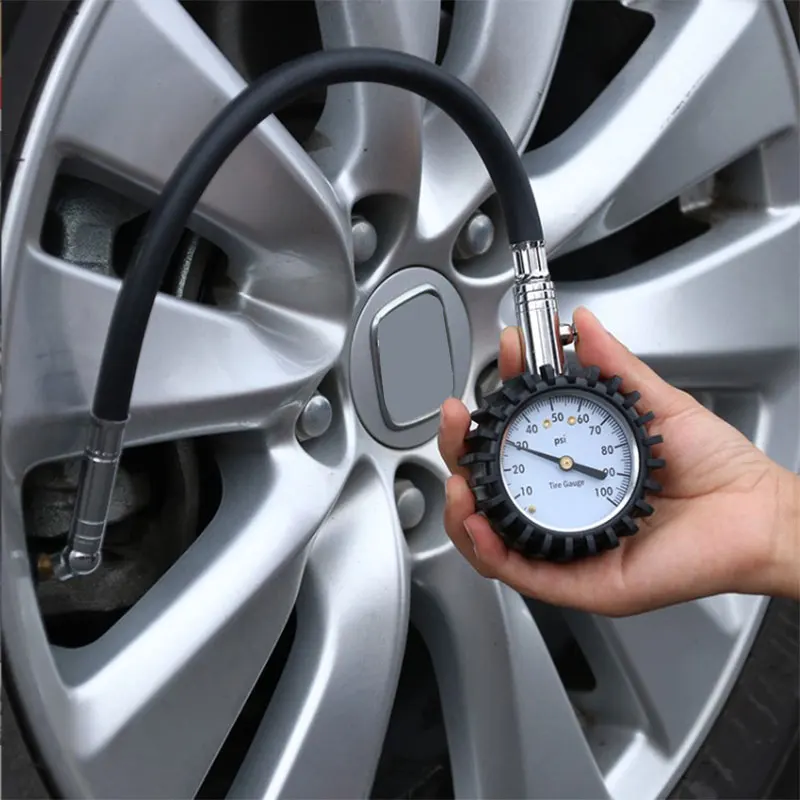 

Tire Air Pressure Gauge Heavy Duty Best for Car & Motorcycle Pressure Tester