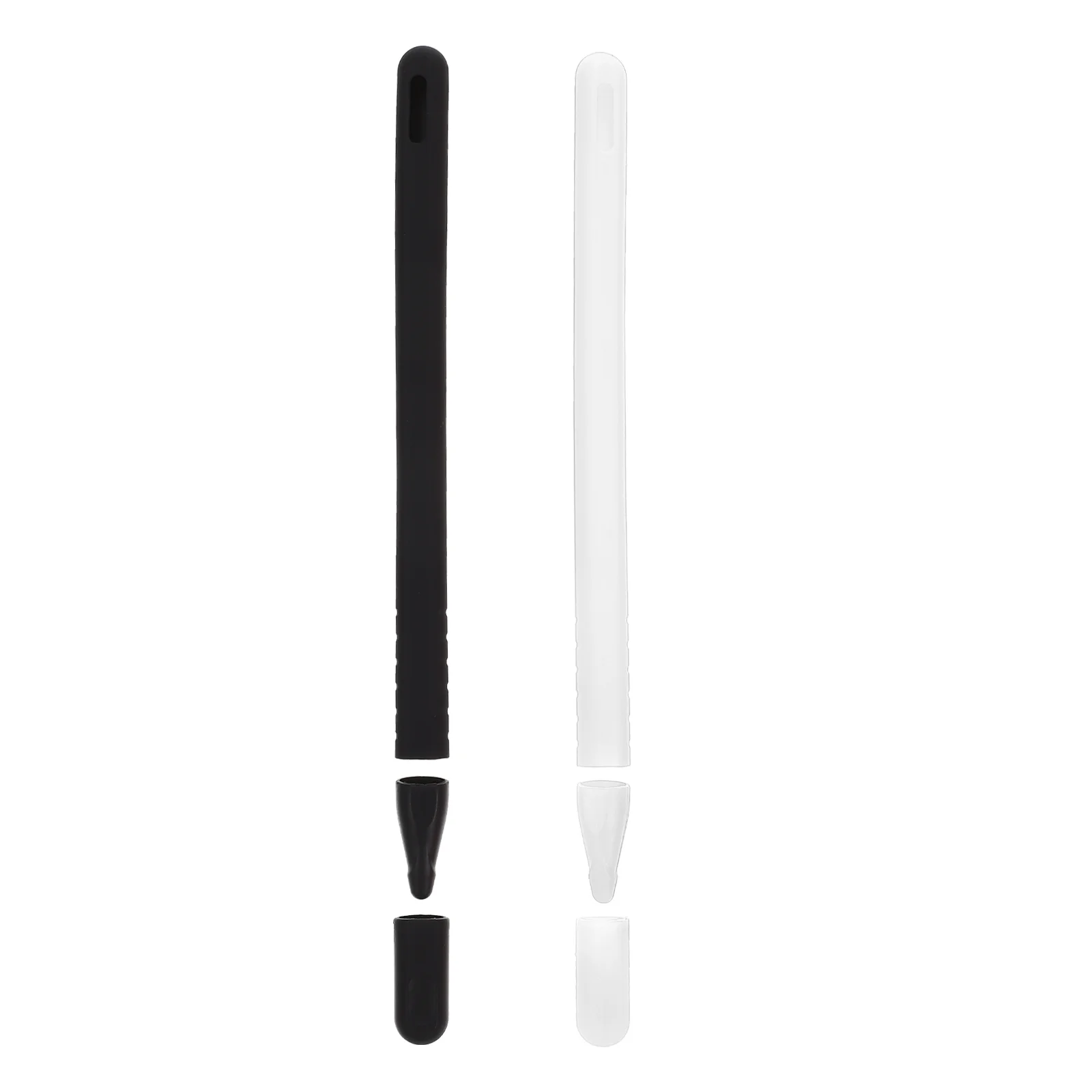 

2 Sets Stylus Pen Sleeve Grip Cover Silicone Skin Compatible for Ipad Pencil 2