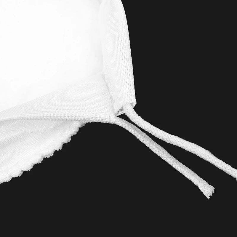 

10Pcs Polisher/Buffer Kit Soft Wool Bonnet Pad White:6 Inch