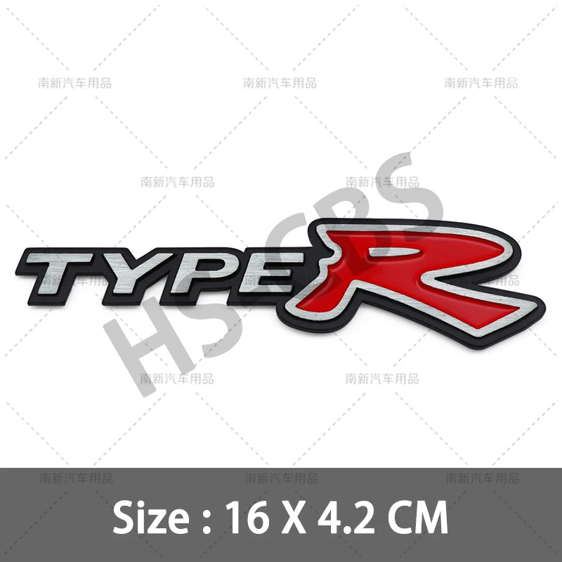

3D ложка Спортивный модуль RS RR Тип R значок JS Гонки Mugen Sir задний багажник эмблема для Accord Spirior Civic City подходит Crv Odyssey