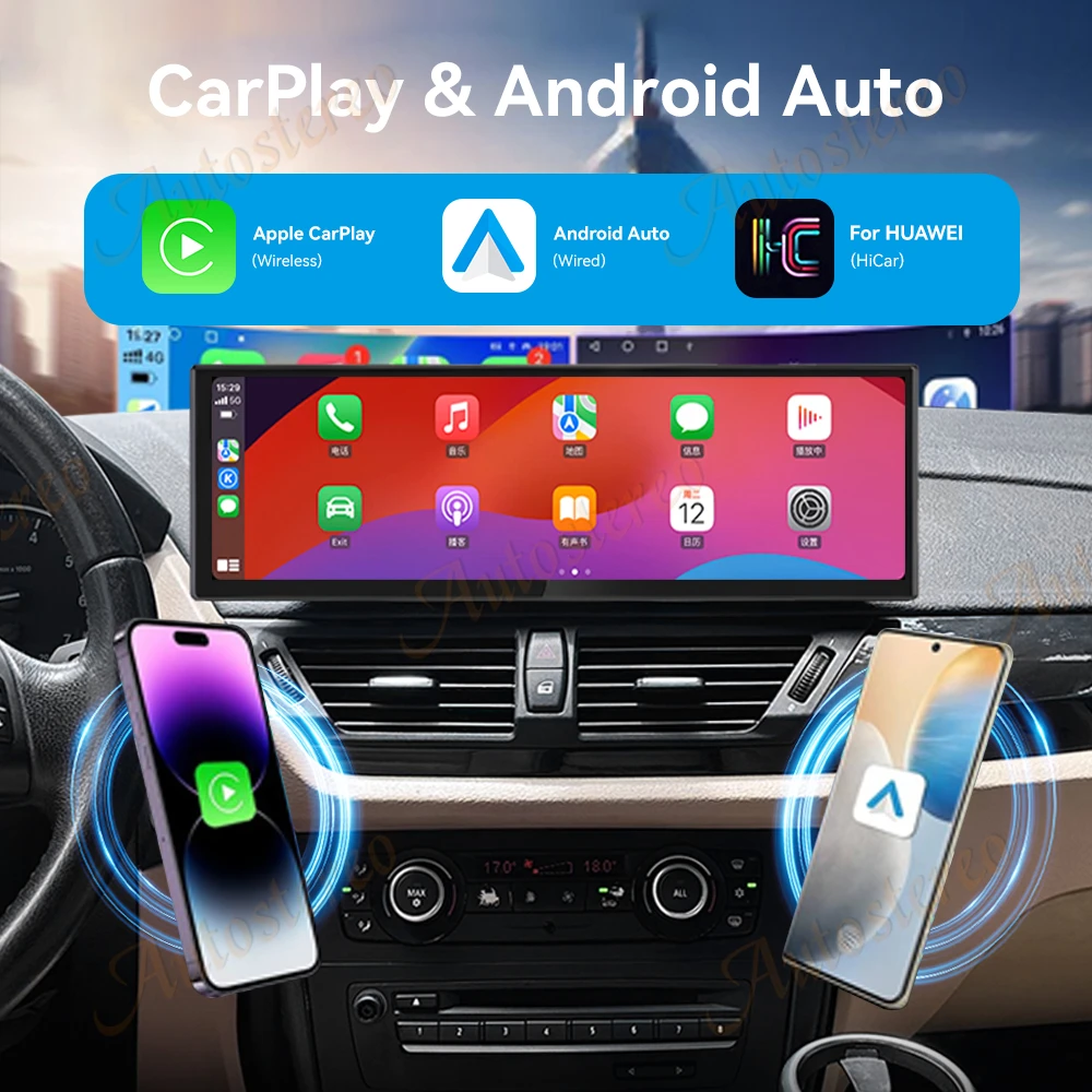 14 9 дюймовый Android 13 Carplay ID8 для BMW X1 E84 2009-2015 автомобильный мультимедийный плеер