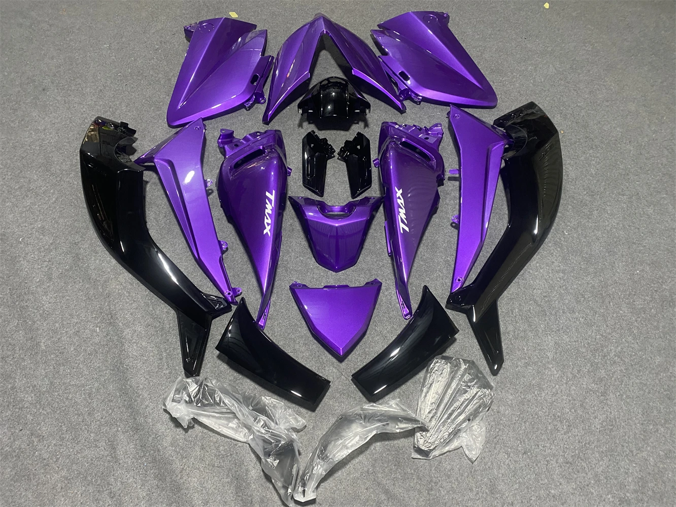 Матовый черный комплект обтекателей для Yamaha TMAX530 T-MAX 530 2015 2016 литьевые Обтекатели