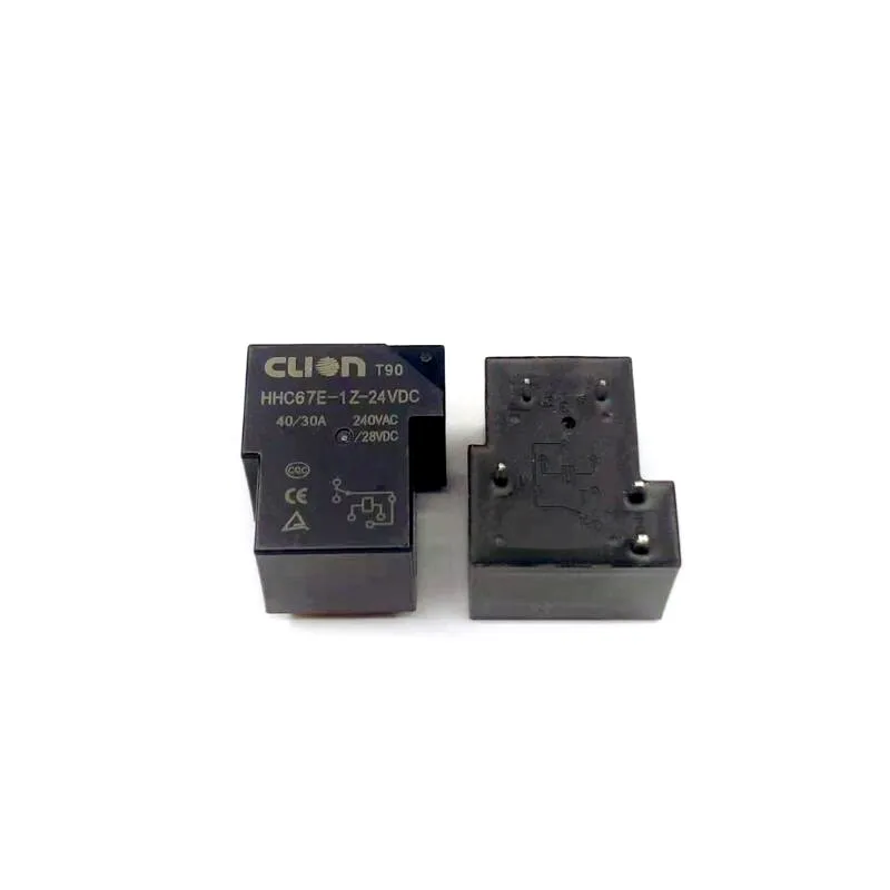 

Новое стандартное реле HHC67E 1Z 24VDC HHC67E1Z24VDC DC24V 24V 40A 5PIN